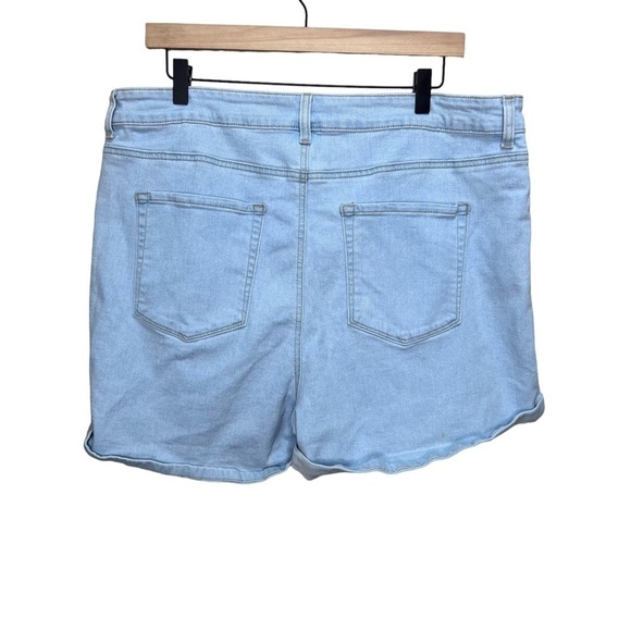 FOREVER 21 Denim High Rise Shorts Size 18 - Picture 5 of 6